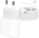 quandes Kit Incarcator Fast Charger 20W Compatibil cu iPhone 14 Pro Max / 13 / 12 Pro Max, cablu de date Fast Charge Type-C-Light 2M - quandes - 97,80 RON