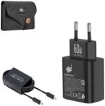 quandes Set Incarcator retea 60W-PD, T6010 QUANDES, USB Type-C, Cablu C-C 5A, 1.8M, compatibil cu Galaxy s26/s25 ultra, geanta depozitare - quandes - 119,90 RON