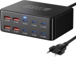 quandes Statie de incarcare USB 330 W cu 10 porturi, 6 USB-C, 4 USB-A GaN III, QUANDES, incarcare rapida, 3.9x2.9x1.3