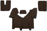 F-CORE Covorase Auto pe Intregul Etaj Versiune cu Frigider Piele Eco Q (material - Piele Matlasată Eko Transmisie Automata (F-COREFL42BROWN)