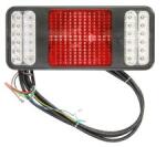HELLA Lampa Spate Dreapta (led 24v Alb/Rosu/Transparent cu Semnalizare Lampa Anti-ceata Lampa Mers Inapoi cu Lumini Frana (2VP345 900-141)