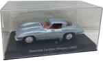 Magazine Models Macheta 1963 Chevrolet Corvette Stingray C2 Coupe silver blue 1/43 (JPT)