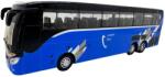 Che zhi Macheta metal Autobuz Luxury Bus albastru 1: 30 cu lumini sunete si resort (JPT)