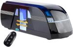 xinhaodi Machetă Tesla Robovan negru 1: 24 metalică uși cu telecomandă lumini si sunete (JPT)