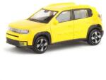  Macheta auto Bburago Fiat Panda EV 2024 scara 1: 43 galben (JPT)