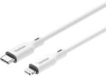 YENKEE Cablu USB-C - Lightning SILIC 27W Alb - Confort din Silicon (YCU 635 WH) - vexio
