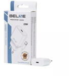 Beline BLNCW25C, USB-C, 25W, tehnologie GaN, alb, cablu inclus (Beli02169)