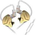 KZ Audio KZ ZSN PRO X, fülhallgató mikrofonnal, arany