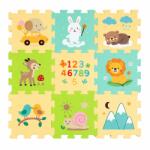 Petite&Mars Nexli Összeilleszthető puzzle játszószőnyeg, Forest Friends, 9db