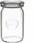 Weck Befőttesüveg üvegfedővel 125 ml, 3 db-os készlet, egyenes