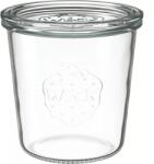 Weck 240 ml-es befőttesüveg üvegfedéllel, 2 db-os készlet, kúpos