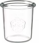 Weck Kúpos befőttesüveg fedél nélkül 140 ml, 12 db-os készlet