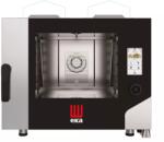 Tecnoeka Millennial Touch Screen Bakery kombi sütő, 4 db 600 × 400 mm-es tepsihez, gázüzemű, mosórendszerrel