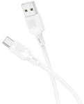 BOROFONE CABLU alimentare si date Borofone "BX113", Fast Charging Data Cable pt. smartphone, USB la USB Type-C 3A , 1m, alb "6941991115448" (timbru verde 0.08 lei) (6941991115448)