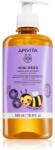 APIVITA Mini Bees Gentle Kids Shampoo Blueberry & Honey Sampon pentru par fin pentru copii 500 ml