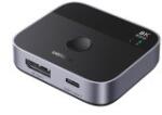 UGREEN AW701 2 az 1-ben DisplayPort és USB-C videó kapcsoló 65878