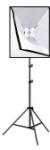 Puluz Stúdió szett LED Softbox 50x70cm, állvány és 4 db LED izzó PU5071EU