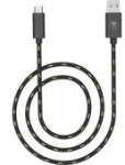 snakebyte CHARGE: CABLE SX USB-C Töltőkábel - 3m - Fekete/Zöld SB916274