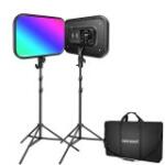 Neewer RGB168 LED Videólámpa Szett - 2 db B09P4NDP1N