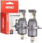 AMiO , Hybrid, H4 Led Izzó, 60W 2db 6000K (0504114)