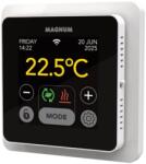 MAGNUM MRC-2 Smart WiFi érintőképernyős termosztát szoba- és padlóhőmérséklet érzékelővel elektromos padlófűtéshez (16A / fehér) (410808250MRC2W)