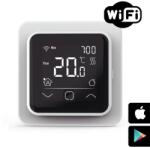 Falcon U-HEAT WiFi Control Touch szobatermosztát padlóhőmérséklet érzékelővel - elektromos padlófűtéshez (fehér) (411010500C16)