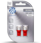 M-Tech , LB015R T10 Led Izzó, Piros, 12V W5W (72LB015R)