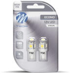 m-tech , LB054W T10 Led Izzó, Fehér, 12V W5W (72LB054W)