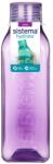 Sistema Sticlă pătrată Hydrate Square cu capac cu filet 725 ml, violet