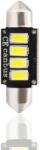 m-tech Szofita LED 36mm 4x5730 SMD Can-Bus fehér színű (1DB)