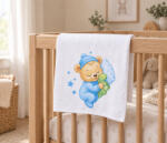 Frutti Ruha Kft Textil tetra pelenka maci mintával 70x70cm