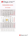 Dayliner Speditőr naptár 1 tömb, 3 hónap SP-1 330 × 670 mm, fehér lapokkal Fejrész üres Dayliner 2027 (DL7SP-1H3-FU) - web24