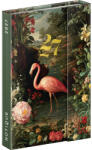 Presco Határidőnapló mágnessel záródó, heti, fehér lapokkal Flamingo 110x160mm, Presco (5412-FL)