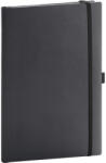 Presco Klasszikus notesz Balacron borítással black, pontozott, 15x21cm, Presco (A-34593)