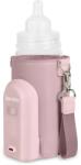 Lionelo Incalzitor Biberoane Lionelo ThermUp Go Evo Portabil Cu 5 Niveluri De Incalzire Cu Buton Safety Control Mentinere Caldura Pana La 9h Incarcare USB Roz Deschis (LOC-THERMUP_GO_EVO_PINK_MIST)