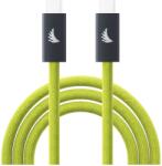 ANGELBIRD USB-C 3.2 tether kábel Solid Flex 4.5m lime UC3SFL450 (UC3SFL450)
