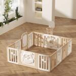 Feelkids Gard pentru bebeluși Feelkids - Cu coș de baschet și tablă de desen, 186 х 206 х 63 cm (FE-WL-MYL16)