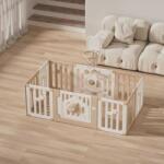 Feelkids Gard pentru bebeluși Feelkids - Ursuleț, cu coș de baschet și tabelă de marcaj, 106 х 186 х 63 cm (FE-WL-XXL28)