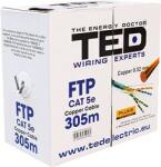 TED Electric Cablu Ftp Cat 5e Cupru 0.52mm 305m Ted Electric (kab-ted8) - cel