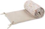 Sensillo Apărătoare pentru pat Sensillo - Flori bej, cu două fețe, 180 x 30 cm (SILLO-2230490)