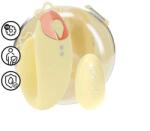 Loveline Vibrator Daydream, Remote Control, 10 Moduri Vibratii, Silicon, USB Magnetic, Galben, 8.5 cm Vibrator