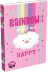 Lizzy Card Cutie cu elastic Lizzy Card Lollipop Rainbow - A4 (7470216001)