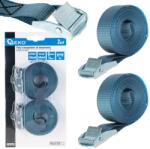 GEKO Curea de fixare cu cataramă 25mmx3m 500kg 2buc 61471 (G03950)