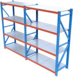 HD Regal FLEX300-Y304 Salgó polcrendszer KOMPLETT 3 m (200 x 60 cm / 4 polc)