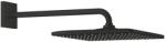GROHE Set para de dus fixa, patrata, cu brat 422 mm, 1 jet, negru mat (Matt Black), Grohe RainShower Mono 310 Cube 265642430 265642430 (265642430)