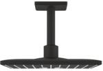 GROHE Set para de dus fixa, cu brat 142 mm, 2 Jet, negru - Phantom Black, Grohe Rainshower SmartActiv 310 Cube 26481KF0 26481KF0 (26481KF0)