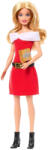 Mattel Fashionista barátnők stílusos divatbaba - Mikulás inspirálta ruhában (FBR37-JLX46)