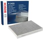 Bosch R2431 Aktívszenes Pollenszűrő Utastér Levegőszűrő - Kellemetlen szagok, pollen és por ellen, tiszta levegőért (R2431)