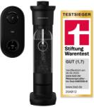 GROHE Blue Fizz Advanced vízszódagép fekete, CO2 szintjelzővel, 3 szénsavszinttel, 850 ml BPA-mentes palackkal, USB-C töltéssel, 31947K00 (31947K00)