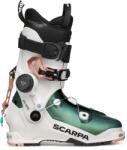 SCARPA Clăpari damă SCARPA F1 RS, white/green rainbow (Mondo 26.5)